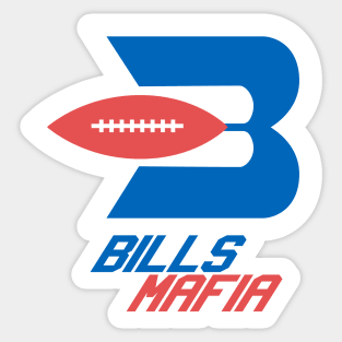 Bills Mafia Braves Logo Sticker